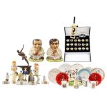 CRICKET CLUB HOUSE: ASSORTED EPHEMERA including, ARUNDEL EDITIONS LTD YORKSHIRE CRICKETERS