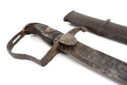 MILITARY CLUB HOUSE: P.1796 LIGHT CAVALRY SABRE, reduced 57cm curved single fullered blade, steel