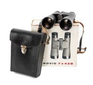 PHOTOGRAPHY CLUB HOUSE LEITZ TRINOVID 7x42 B BINOCULARS, serial number 699317, complete with carry-