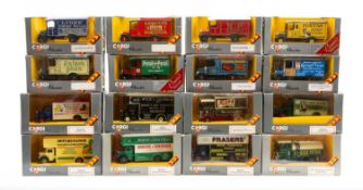 MODEL CLUB HOUSE: CORGI METAL DIECAST & OTHER VEHICLES, to include Thornycroft Vans (18), assorted