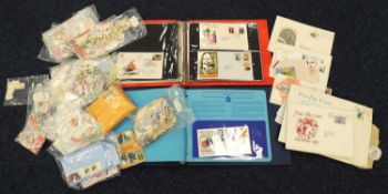 FIRST DAY COVER ALBUMS 'Men and Women of Europe', 'Great Historic Stamps', and an assortment of