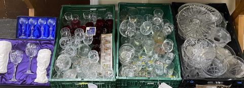 LARGE ASSORTMENT OF GLASSWARE, some boxed Provenance: private collection Cheshire