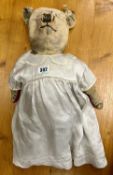 English loveworn teddy bear, 49cm Provenance: private collection Cheshire