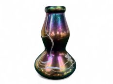 ART NOUVEAU LOETZ STYLE IRIDESCENT GLASS VASE, circa 1900, detailed with foliate trails, 18.5cm (h)`