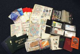 TWO ALBUMS OF MIXED FIRST DAY COVERS, 1970s/1980s, also FOUR CHILDHOOD STAMP ALBUMS with mixed