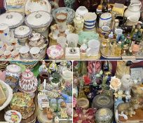 EXTREMELY LARGE ASSORTMENT OF CHINA & CERAMICS, including tea and dinnerware, animal figures,