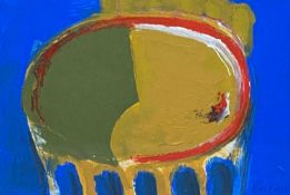 TOM NASH (British b. 1931) oil on card - abstract, signed lower right, 13 x 18cms Provenance: