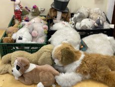 LARGE ASSORTMENT OF SOFT TOY ANIMALS Provenance: private collection Cheshire