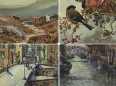 VARIOUS ARTISTS: WINIFRED AUSTEN (British 1876-1964) artist's proof print - 'Berries and