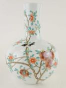 TSAI HSIAO-FANG POTTERY (TAIWAN) POMEGRANATE VASE, after an 18th Century Chinese original, 36.5cm (