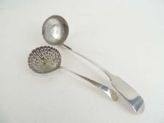 SCOTTISH PROVINCIAL SILVER TODDY LADLE by Cameron, Dundee, hallmarked Edinburgh 1832, 36g, 16.5cm (