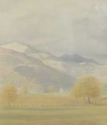 ‡ DAVID T. WILLIAMS (Welsh, 20th century) watercolour - Eryri (Snowdonia) mountainous landscape,