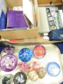 SMALL COLLECTION OF GLASS PAPERWEIGHTS including Caithness Provenance: private collection Cheshire
