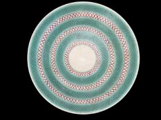 POOLE POTTERY DISH, designed by Alfred Rhead, 1955-59, shape no. 920, 32.5cm (d) Provenance: private