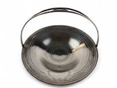 FRENCH SILVER PLATED BREAD BASKET, circa 1900-20, 31.5cm (d) Provenance: private collection