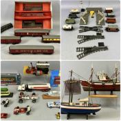ASSORTED SCALE MODELS, including Meccano live steam stationary engine, Corgi 59504 Eddie Stobart
