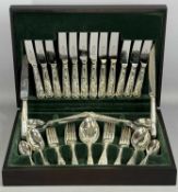 CANTEEN OF EPNS KING'S PATTERN CUTLERY, approx. 50 pieces Provenance: private collection Conwy
