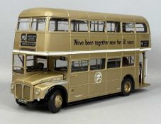 SUNSTAR (1:24 SCALE) LONDON TRANSPORT ROUTEMASTER DOUBLE DECKER BUS, 50th Anniversary of London