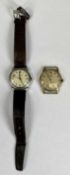 AVIA VINTAGE 9CT GOLD GENT'S WRISTWATCH, with subsidiary seconds dial, 32mms (diam.) case; and a