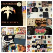 COLLECTION OF LP & SINGLE RECORDS, 1960s-80s, including The Beatles, Cliff Richard, U2, ABBA, and