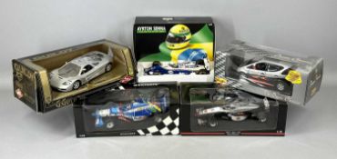 BOXED DIECAST SCALE MODEL VEHICLES, 1:18 Mclaren F1, Minichamps 1:18 Renault F1, Guiloy 1:18 Mclaren