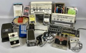 ASSORTED MUSIC RECORDING EQUIPMENT & ACCESSORIES, including Roland TB-303 computer-controlled bass