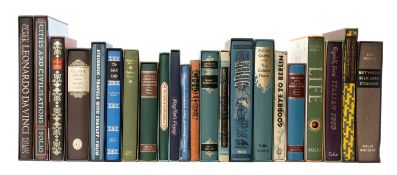 COLLECTION OF FOLIO SOCIETY BOOKS to include 'Leonardo Di Vinci', 'Cities and Civilizations', '