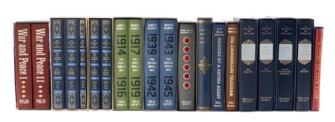 FOLIO SOCIETY BOOKS to include box set of 'War and Peace' (I & II), box set 'The First World War