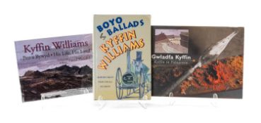 SIR KYFFIN WILLIAMS BOOKS, 'Boyo Ballads' hardback, signed Kyffin W, 'Kyffin Williams, His Life, His
