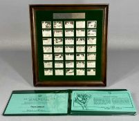 JOHN PINCHES FOR THE BRITISH HORSE SOCIETY set of silver sporting ingots Provenance: deceased estate