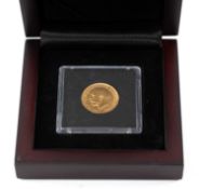 GEORGE V GOLD SOVEREIGN, 1816, Sydney Mint, encapsulated with Windsor Mint no. 175 Sovereign
