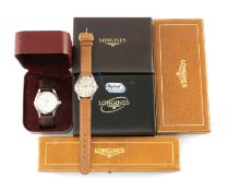 VINTAGE OGIVAL GENT'S WRISTWATCH, circular dial, Arabic numerals, non-magnetic, replica Omega