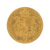 VICTORIA GOLD HALF SOVEREIGN, 1867, 4.0g Provenance: deceased estate Gwent