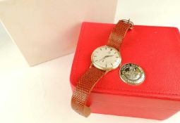 OMEGA 18CT ROSE GOLD GENT'S WRISTWATCH, c. 1950s, cal. 266, 17 jewel manual-wind movement, 31mms