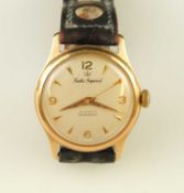 SMITHS IMPERIAL 9CT GOLD GENT'S WRISTWATCH, hallmarked Birmingham 1958, Cal. 0104 movement, manual