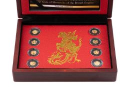 '200 YEARS OF MONARCHS OF THE BRITISH EMPIRE' GOLD PROOF 8-COIN SET, 2018, Windsor Mint limited