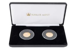 'CENTENARY OF WORLD WAR I' GOLD SOVEREIGN 2-COIN SET, comprising 1914 sovereign & 1918 Perth Mint