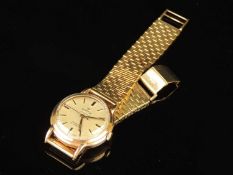 ROAMER 'ROTOPOWER' 9CT GOLD GENT'S AUTOMATIC WRISTWATCH, with Incabloc 21 jewel movement, 32mms (