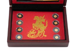 '200 YEARS OF MONARCHS OF THE BRITISH EMPIRE' GOLD PROOF 8-COIN SET, 2018, Windsor Mint limited