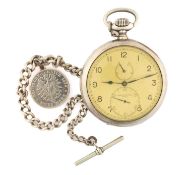 EXTREMELY RARE VACHERON & CONSTANTIN KRIEGSMARINE DECK CHRONOMETER, circular open face dial with