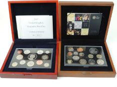 ROYAL MINT 2007 UK EXECUTIVE PROOF COIN SET (12 coins), with case and certificate; also Royal Mint