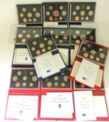 COLLECTION OF ROYAL MINT PROOF COIN SETS, including 1990 (2), 1991 (2), 1993 (2), 1994 (2), 1995 (3)
