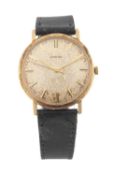 9CT GOLD OMEGA GENT'S WRISTWATCH, Ref. 131.5016, manual wind 17J Cal. 601 movement, champagne dial