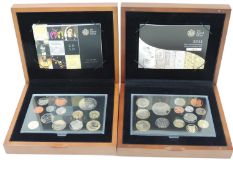 ROYAL MINT 2010 UK EXECUTIVE PROOF COIN SET (13 coins), with case and certificate; also 2011 UK
