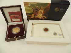 ELIZABETH II GOLD PROOF £25 COIN, 2003, from the Britannia collection (66/3500), 8.51g, boxed and