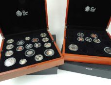 ROYAL MINT 2016 UK PREMIUM PROOF COIN SET (17 coins), with case, certificate, and outer card box;