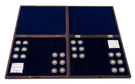 TWO 'TREASURES OF EUROPE' GOLD 12-COIN SETS, 2018 Windsor Mint, limited editions (189/5555 & 252/