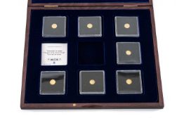 'THE WONDERS OF THE ANCIENT WORLD' GOLD 7-COIN SET, 2016, Windsor Mint limited edition (338/9999),