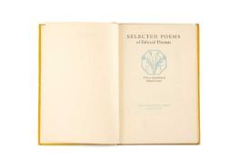 THE GREGYNOG PRESS: 'Selected poems of Edward Thomas', introduction by Edward Garnett, 1927, limited