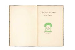 THE GREGYNOG PRESS: 'The Lovers' Song-Book' by W. H. Davies, 1933, limited edition (215/250)